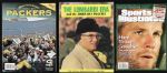 Green Bay Packers Yearbooks & Publications Incl. 1978 Yearbook Lombardi Era Book - Lot of 10