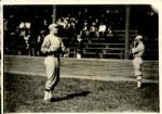 1909-12 Amos "Lightning" Strunk Philadelphia Athletics "Detroit News Archives" Original 5" x 7" Photo (Detroit News Pre1918 Label/MEARS Photo LOA)