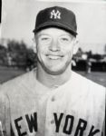 1954 Mickey Mantle New York Yankees "The Sporting News" Original 1.75" x 2.5" Black And White Negative (The Sporting News Collection/MEARS Auction LOA) 