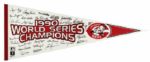 1970s-81 Collection of Baseball and Football Full Size Pennants 