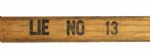 1956-57 Al Rollins Chicago Black Hawks Game Used Northern Pro Hockey Stick - HOF- (MEARS Auction LOA)