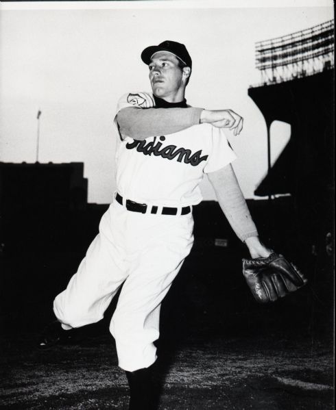 1951-56 Bob Feller Cleveland Indians "The Sporting News" Original 2.25" x 2.75" Black And White Negative (The Sporting News Collection/MEARS Auction LOA) 