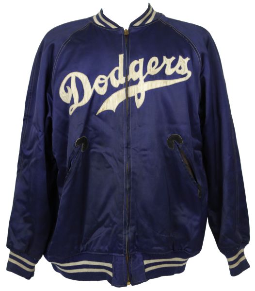 1940s - Early 1950s  Brooklyn Dodgers Team Jacket With Leather Reinforced Pockets - MEARS