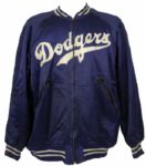 1940s - Early 1950s  Brooklyn Dodgers Team Jacket With Leather Reinforced Pockets - MEARS