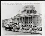 1963 John F. Kennedy Funeral Procession Oversized Original 11" x 14" Chicago Sun Photo Final Ride - MEARS 
