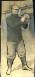 1904-05 Deacon McGuire New York Highlanders "Detroit News Archives" Original 4.5" x 10" Photo (Detroit News Pre1918 Label/MEARS Photo LOA)