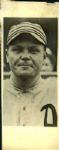 1909-12 Amos "Lightning" Strunk Philadelphia Athletics "Detroit News Archives" Original 3" x 8" Photo (Detroit News Pre1918 Label/MEARS Photo LOA)