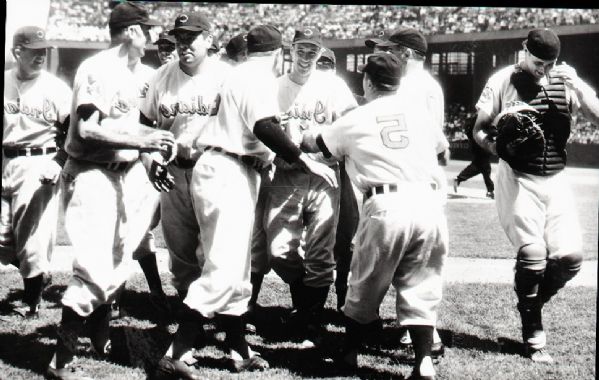 1940-51 Bob Feller Cleveland Indians "The Sporting News" Original 2" x 3.25" Black And White Negative (The Sporting News Collection/MEARS Auction LOA) 