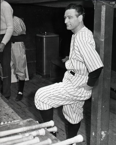1931-33 Lou Gehrig New York Yankees "The Sporting News" Original 3.25" x 4" Black And White Negative (The Sporting News Collection/MEARS Auction LOA) 