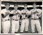 1957 Milwaukee Braves World Series "Chicago Sun-Times" Original 8" x 10" Photo (Sun Times Hologram/MEARS Type 1 Photo LOA)