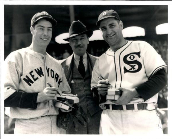 1936-38 Joe DiMaggio Zeke Bonura "The Sporting News Collection Archives" Original 8" x 10" Photo (Sporting News Collection Hologram/MEARS Photo LOA)