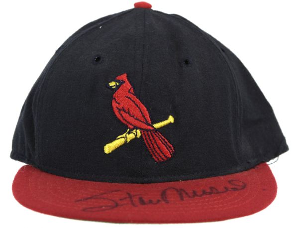 Stan Musial & Harry The Hat Walker St. Louis Cardinals Signed Cap - MEARS LOA 