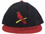 Stan Musial & Harry The Hat Walker St. Louis Cardinals Signed Cap - MEARS LOA 