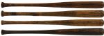1920s H&B Louisville Slugger Side Written Professional Model Game Used Bat Lot of (4) - (MEARS Auction LOA)