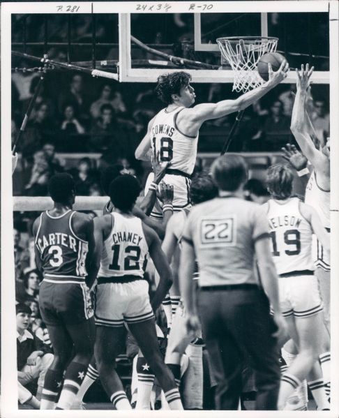 1972 Dave Cowens Boston Celtics "The Sporting News Collection Archives" Original Type 1 8" x 10" Photo (Sporting News Collection Hologram/MEARS Type 1 Photo LOA)