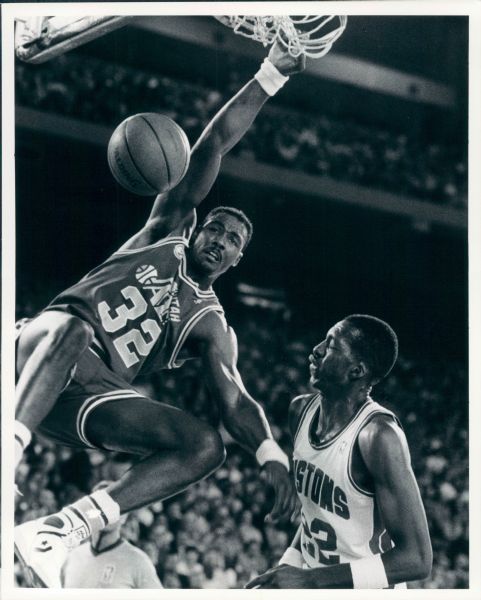 1988 Karl Malone Utah Jazz "The Sporting News Collection Archives" Original Type 1 8" x 10" Photo (Sporting News Collection Hologram/MEARS Type 1 Photo LOA)