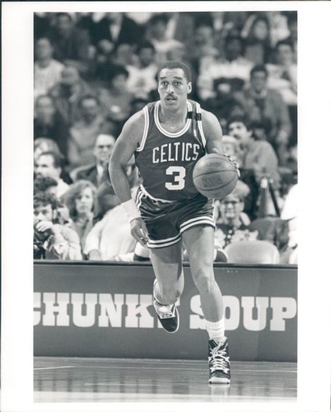 1990 Dennis Johnson Boston Celtics "The Sporting News Collection Archives" Original Type 1 8" x 10" Photo (Sporting News Collection Hologram/MEARS Type 1 Photo LOA)