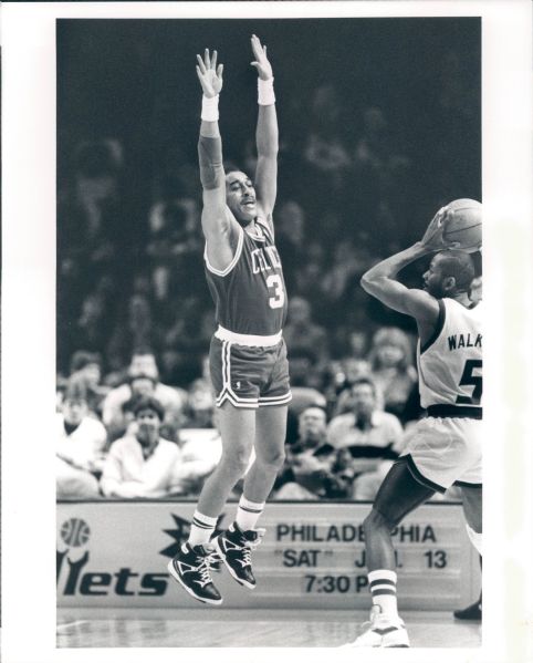 1990 Dennis Johnson Boston Celtics "The Sporting News Collection Archives" Original Type 1 8" x 10" Photo (Sporting News Collection Hologram/MEARS Type 1 Photo LOA)