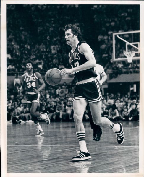1976 John Havlicek Boston Celtics "The Sporting News Collection Archives" Original Type 1 8" x 10" Photo (Sporting News Collection Hologram/MEARS Type 1 Photo LOA)