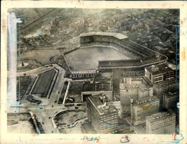 1940-90 Pittsburgh Pirates Forbes Field "The Sporting News Collection Archives" Original Photos (Sporting News Collection Hologram/MEARS Photo LOA) - Lot of 13 