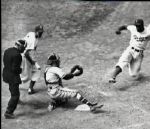 1947-51 Jackie Robinson Pee Wee Reese Brooklyn Dodgers "The Sporting News" Original 3.5" x 4" Black And White Negative (The Sporting News Collection/MEARS Auction LOA) 