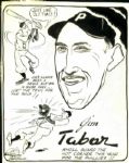 1946-54 Curt Simmons Robin Roberts Ron Northey Jimmy Wilson Philadelphia Phillies TSN Collection Archives Original Illustration Artwork (TSN Collection Hologram/MEARS LOA) - Lot of 11