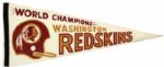 1982 Washington Redskins World Champions Full Size Pennant