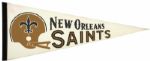 1970s New Orleans Saints Full Size Pennant 