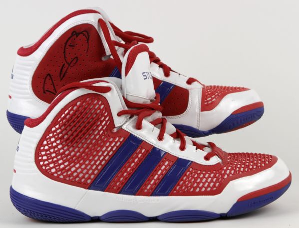 2010-11 Rodney Stuckey Detroit Pistons Signed Game Worn Shoes - MEARS LOO