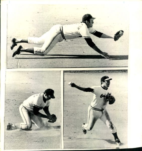 1971 World Series Brooks Robinson Baltimore Orioles "The Sporting News Collection Archives" Original Photo (Sporting News Collection Hologram/MEARS Photo LOA)