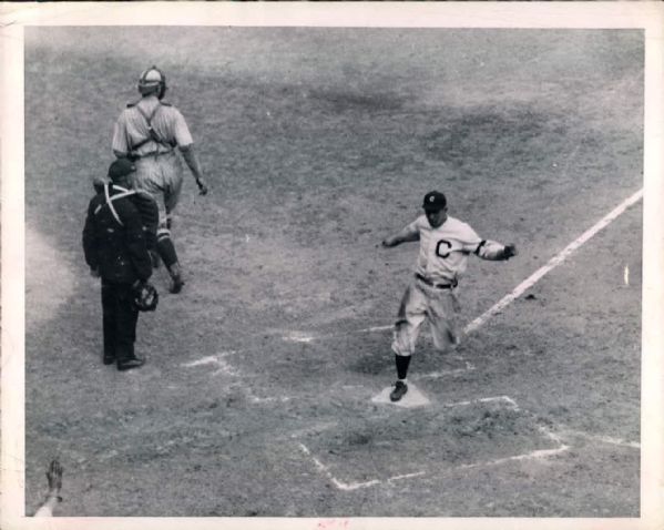 1920 World Series Tris Speaker Winning Run "The Sporting News Collection Archives" Original Photo (Sporting News Collection Hologram/MEARS Photo LOA)