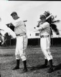 1947 Hank Greenberg Ralph Kiner Pittsburgh Pirates "The Sporting News" Original 3" x 4" Black And White Negative (The Sporting News Collection/MEARS Auction LOA) 