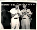 1946-57 Mickey Vernon Washington Senators Boston Red Sox "The Sporting News Collection Archives" Original Photos (Sporting News Collection Hologram/MEARS Photo LOA) - Lot of 3