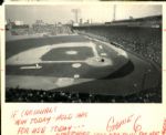 1967 World Series Fenway Park "The Sporting News Collection Archives" Original Photo (Sporting News Collection Hologram/MEARS Photo LOA)