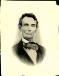 1860-63 Abraham Lincoln Portraits "The Chicago Sun-Times Archives" 1930s Prints (Chicago Sun-Times Hologram/MEARS Photo LOA) - Lot of 3