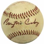 1970s to '80s Detroit Tigers Multi Signed Baseball w/ Norm Cash Signature - JSA 