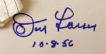 1956 Don Larsen New York Yankees Signed 11 x 14 Photo - JSA