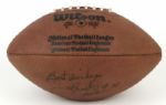 1989 Green Bay Packers ONFL Rozelle Game Football Signed by Herschel Walker Packers vs. Vikings - JSA & MEARS 