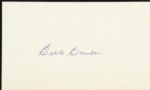 Earle Combs New York Yankees Signed Index Card Leadoff Hitter for Murders Row - JSA 