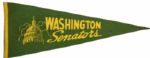 1940s Washington Senators Full Size Pennant