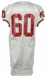 1994 Circa University of Wisconsin Badgers Game Worn #60 Jersey - MEARS LOA 