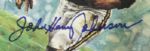 1990s Goal Line Art Card - Signed Lot of 6 With Sid Luckman (wife) Frank Gatski George Connor George McAfee - JSA 