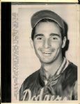 1959-67 Sandy Koufax Los Angeles Dodgers The Sporting News Collection Archives Original Photos (Sporting News Collection Hologram/MEARS Photo LOA) - Lot of 5
