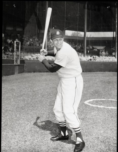 1952-55 Stan Musial St. Louis Cardinals "The Sporting News" Original 3" x 4" Black And White Negative (The Sporting News Collection/MEARS Auction LOA) 