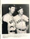1943 Ted Williams Don Lenhardt Boston Red Sox "The Sporting News Collection Archives" 1952 Print (Sporting News Collection Hologram/MEARS Photo LOA)