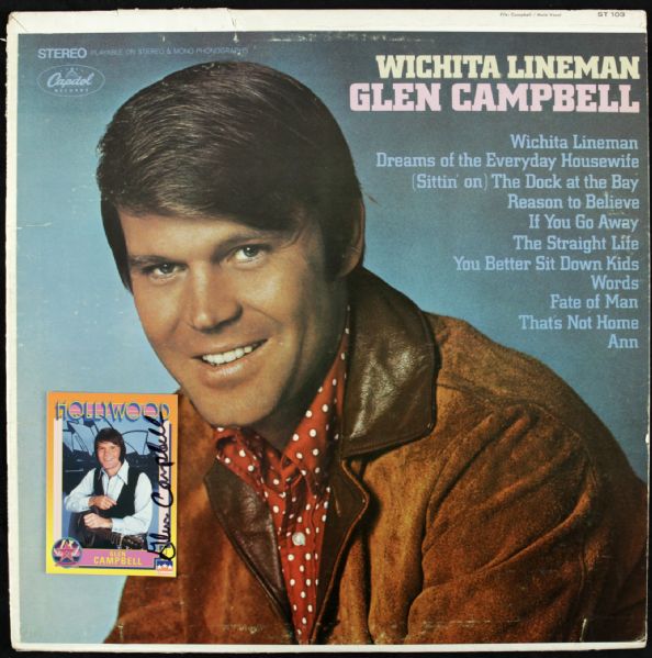 1970s-80s Singers Signed Card - Lot of 7 With Albums of Each Featured Singer - MEARS Auction LOA