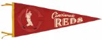 1950s Cincinnati Reds Full Size Pennant 