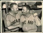 1938 Gabby Hartnett Charley Root Chicago Cubs "The Chicago Sun-Times Archives" Original Photo (Chicago Sun-Times Hologram/MEARS Photo LOA)