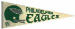 1970s-80s Philadelphia Eagles Full Size Pennant