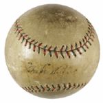 1920-27 Most Desirable Era Babe Ruth  New York Yankees Single Signed OAL (Ban Johnson) Baseball - Full JSA Letter